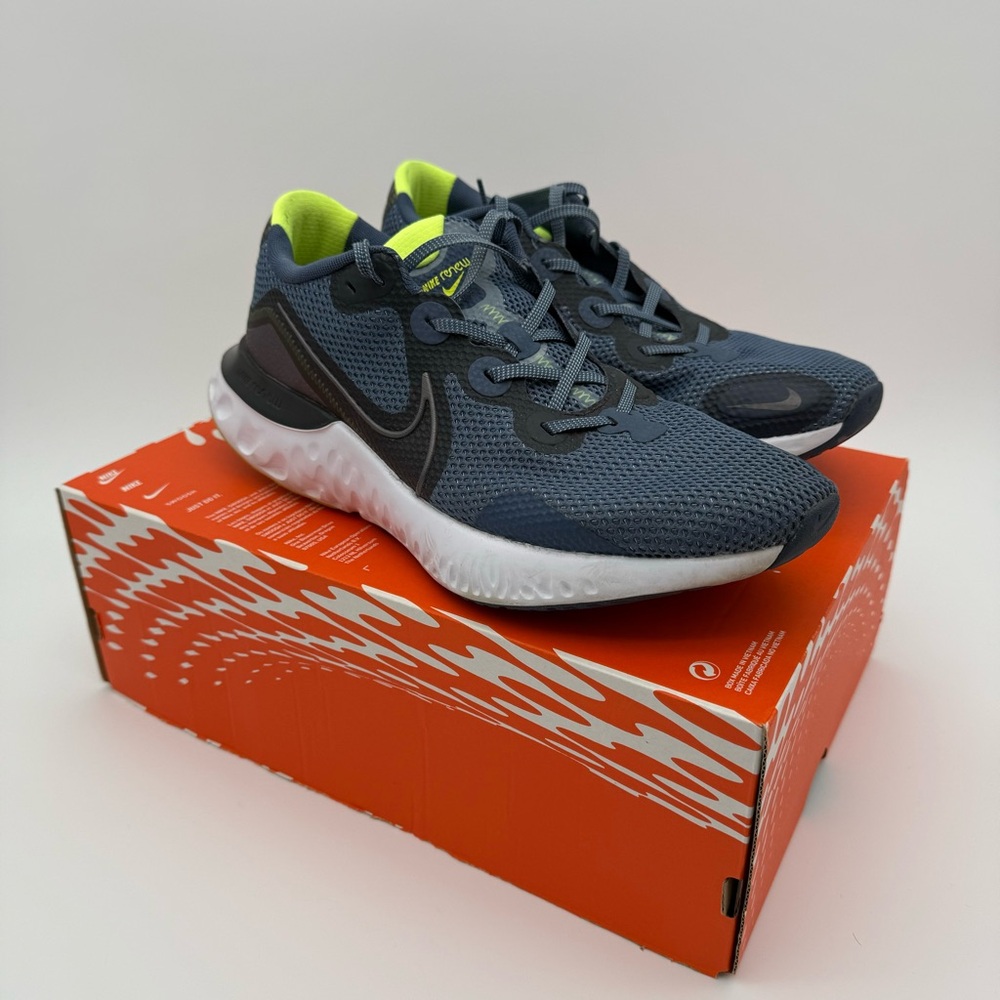 Nike Men's Size 11.5 Renew Run Diffused Blue Running Shoes CK6357-400 - Picture 3 of 9